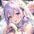 闇に差し込む微かな光とタヌキ耳お姉さん 2枚目