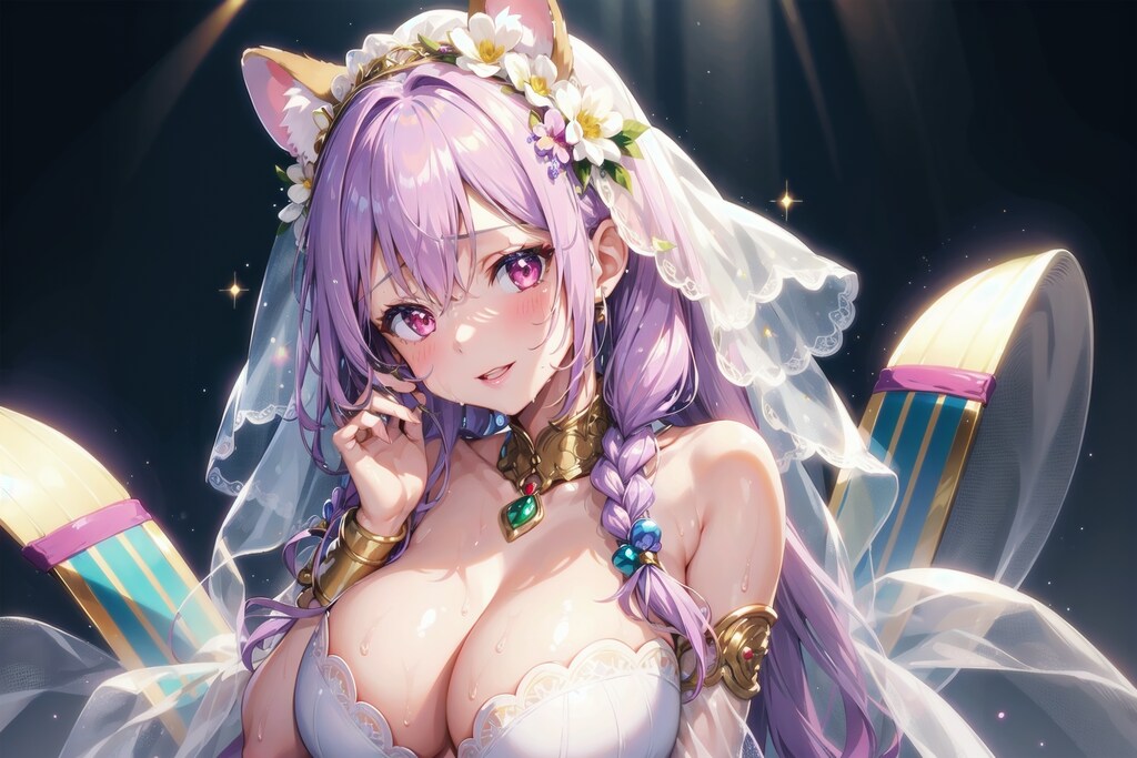 闇に差し込む微かな光とタヌキ耳お姉さん