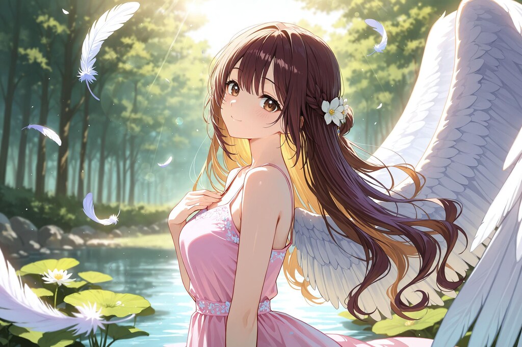 天使さん頑張ります