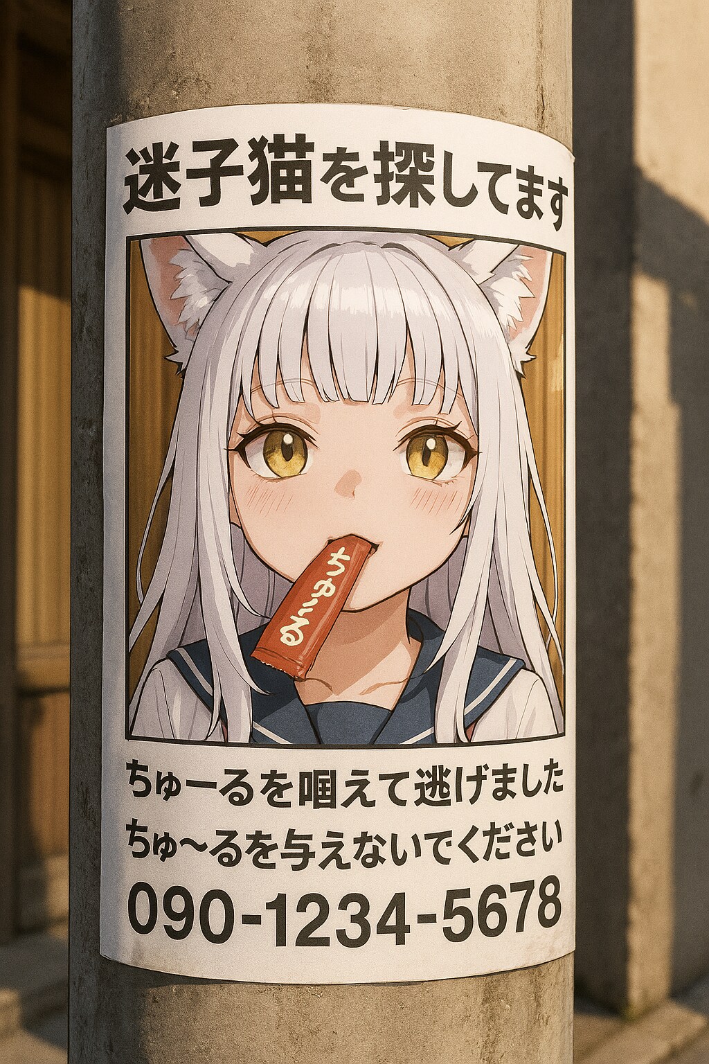 ちゅ～るほしいアピールを無視した結果 | の人気AIイラスト・グラビア