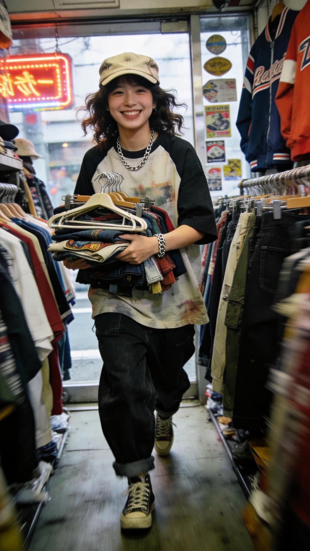 The Smile Between Hangers