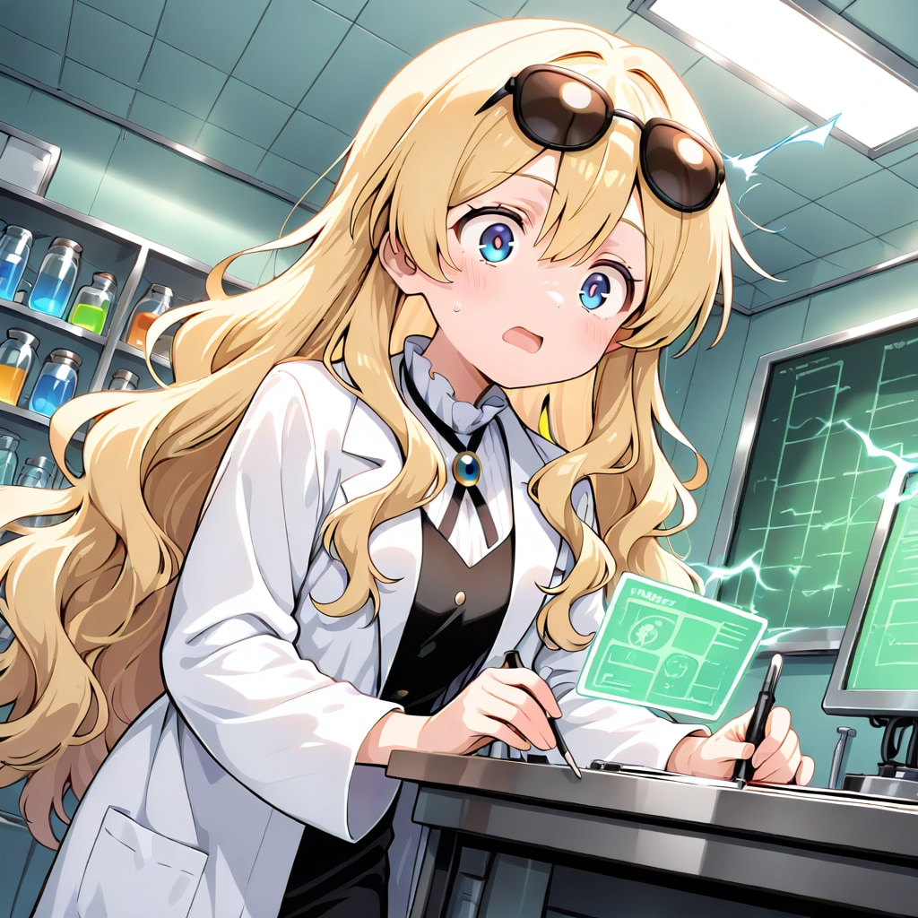 静電気爆発ヘアー