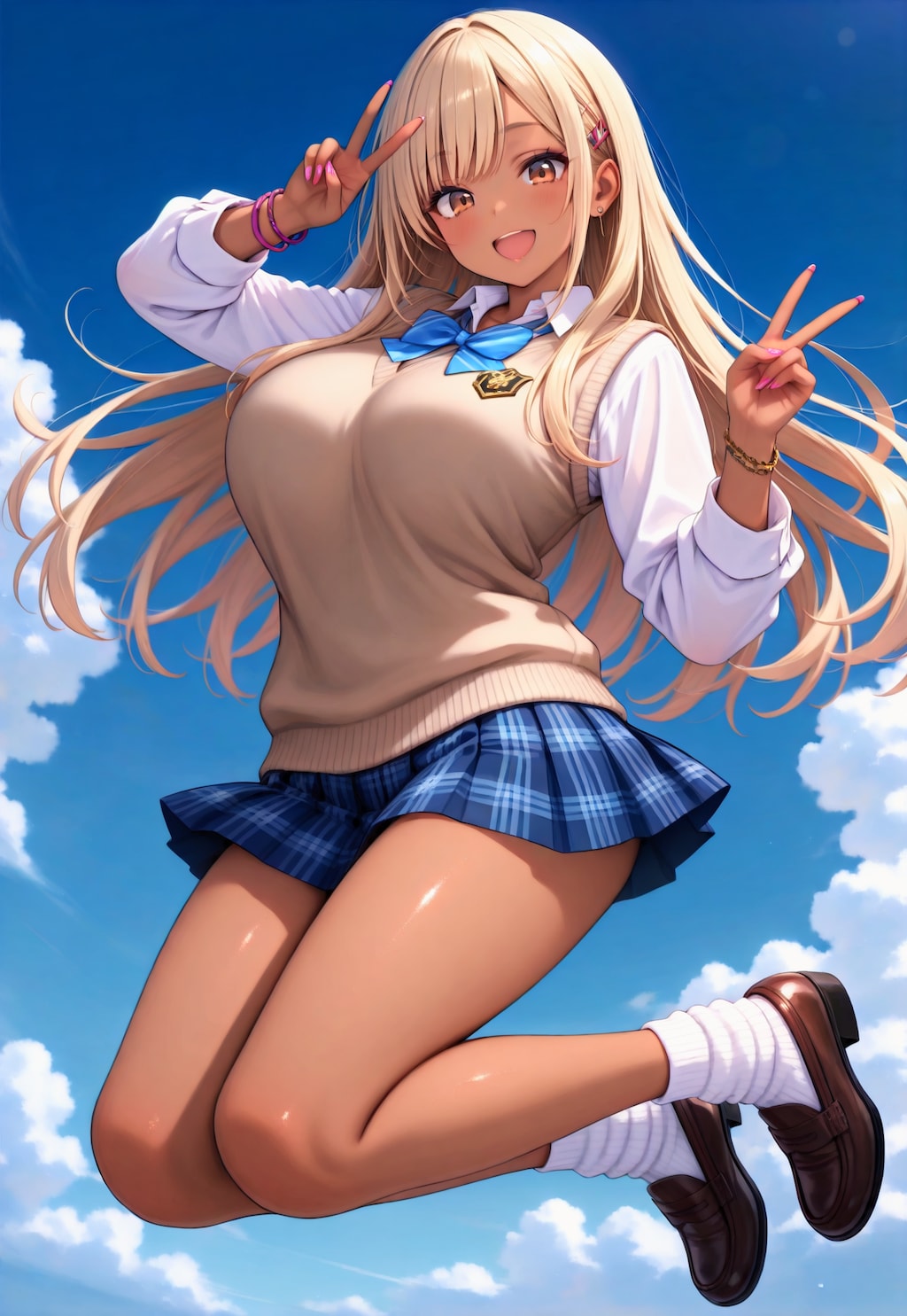 1120（ジャンプするギャル）