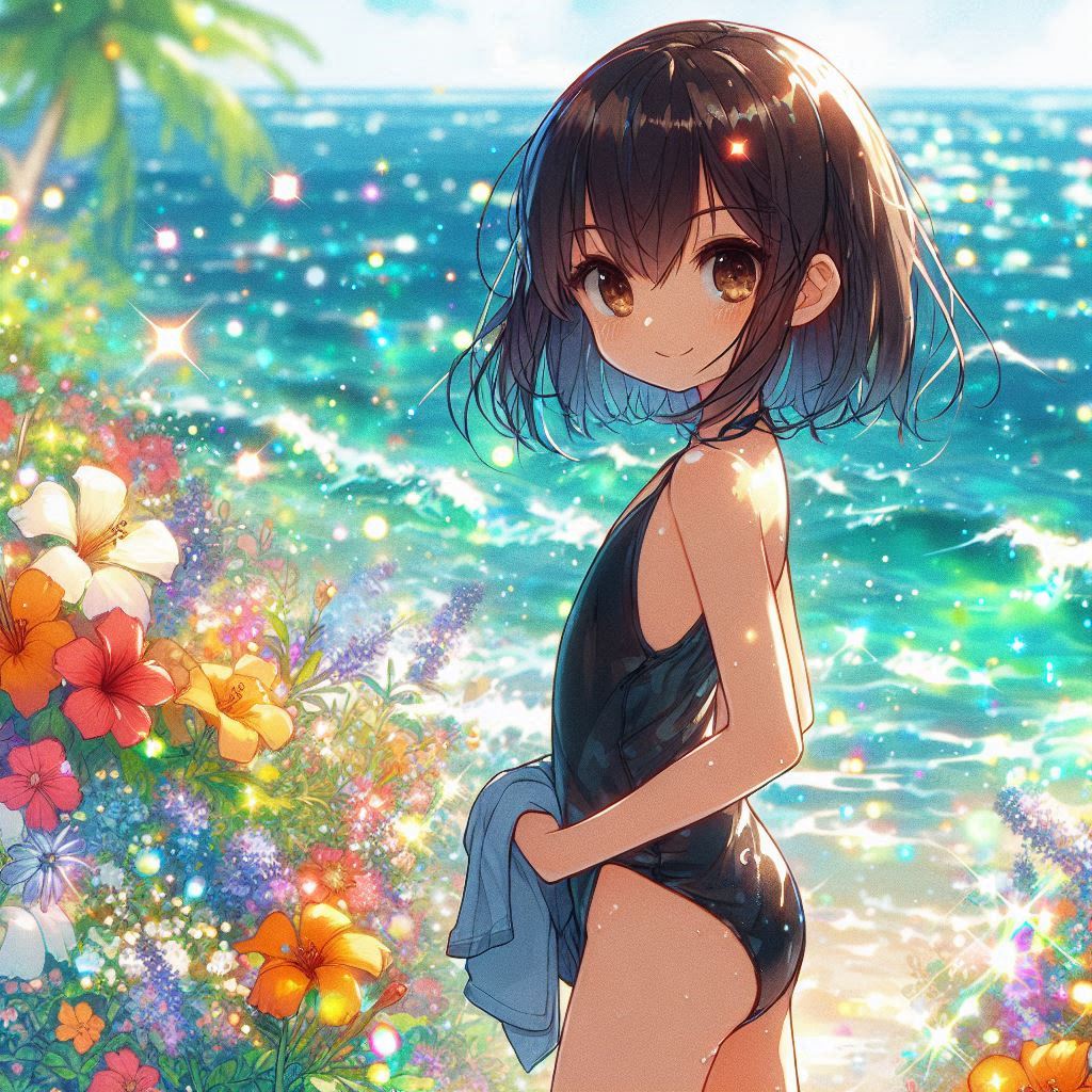 One of my favorite summer memories　イラスト＆フィギア