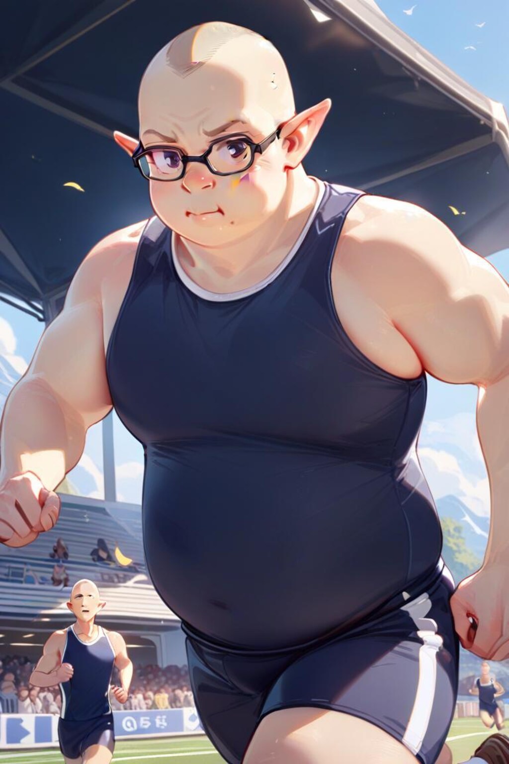 スク水おじさん