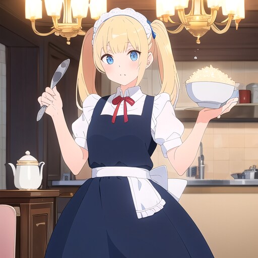 白米よ！早く食べなさい💢冷めるわよ💖