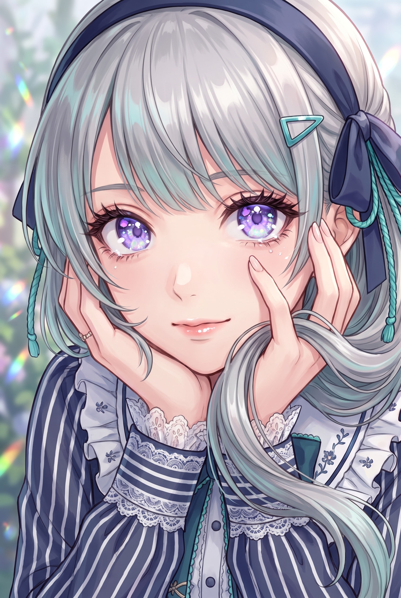 銀色微笑の少女