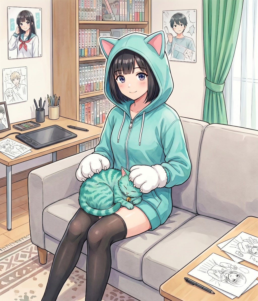 猫と一緒にいてくれや