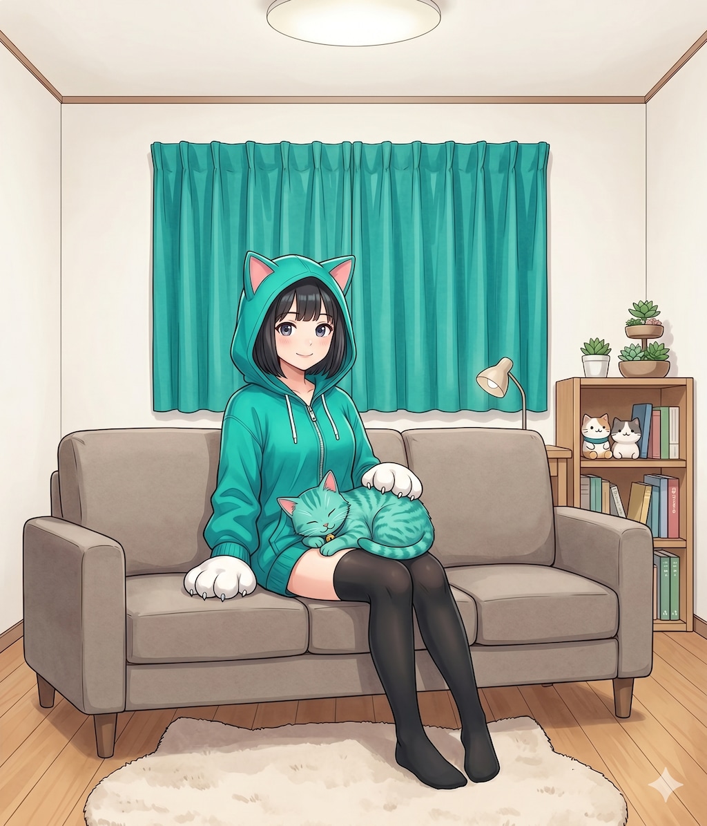 猫と一緒にいてくれや