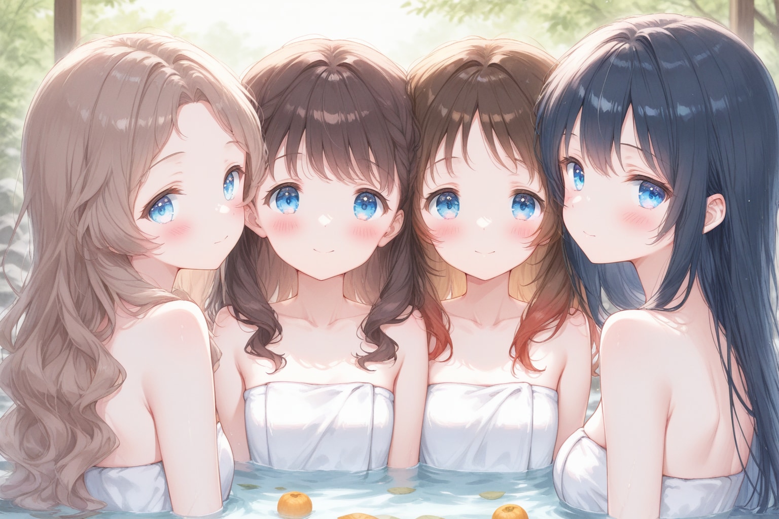 Onsen | の人気AIイラスト・グラビア