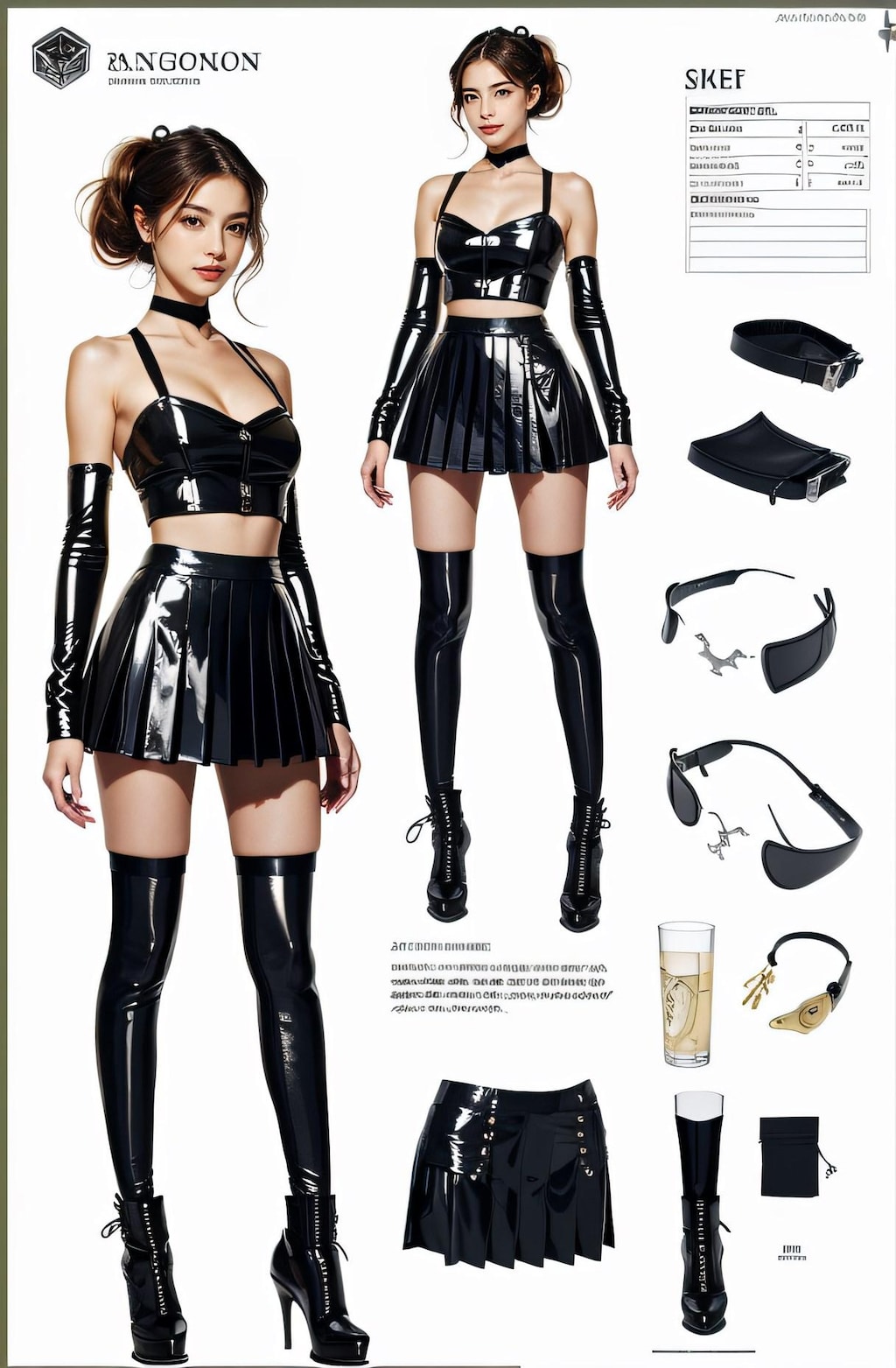 ゲームヒロイン設定シート