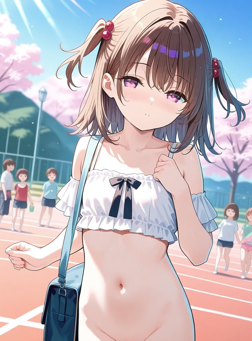 視線、感じる朝