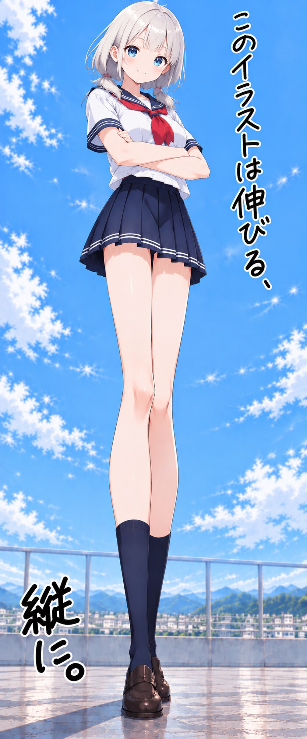 このイラストは伸びる。 | の人気AIイラスト・グラビア