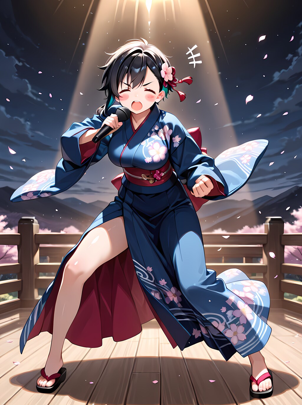 「演歌はＫＯＢＵＳＩね🎤✊」