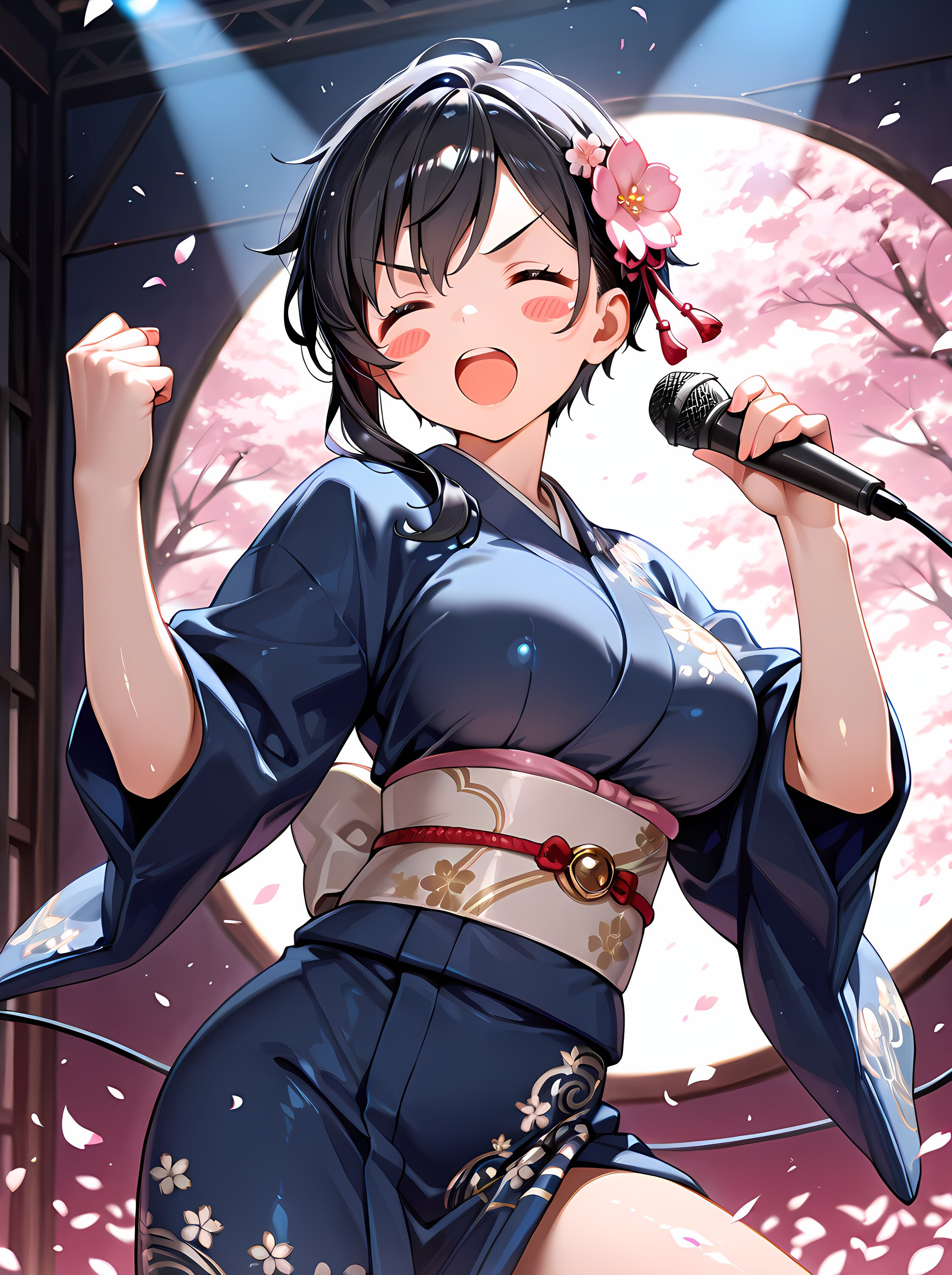 「演歌はＫＯＢＵＳＩね🎤✊」