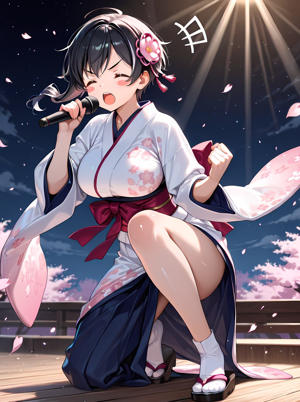 「演歌はＫＯＢＵＳＩね🎤✊」
