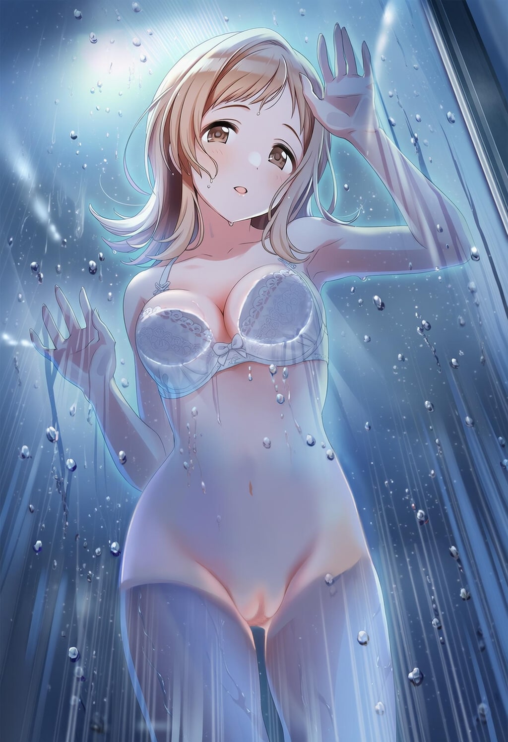 ガラス窓越しの櫻木真乃