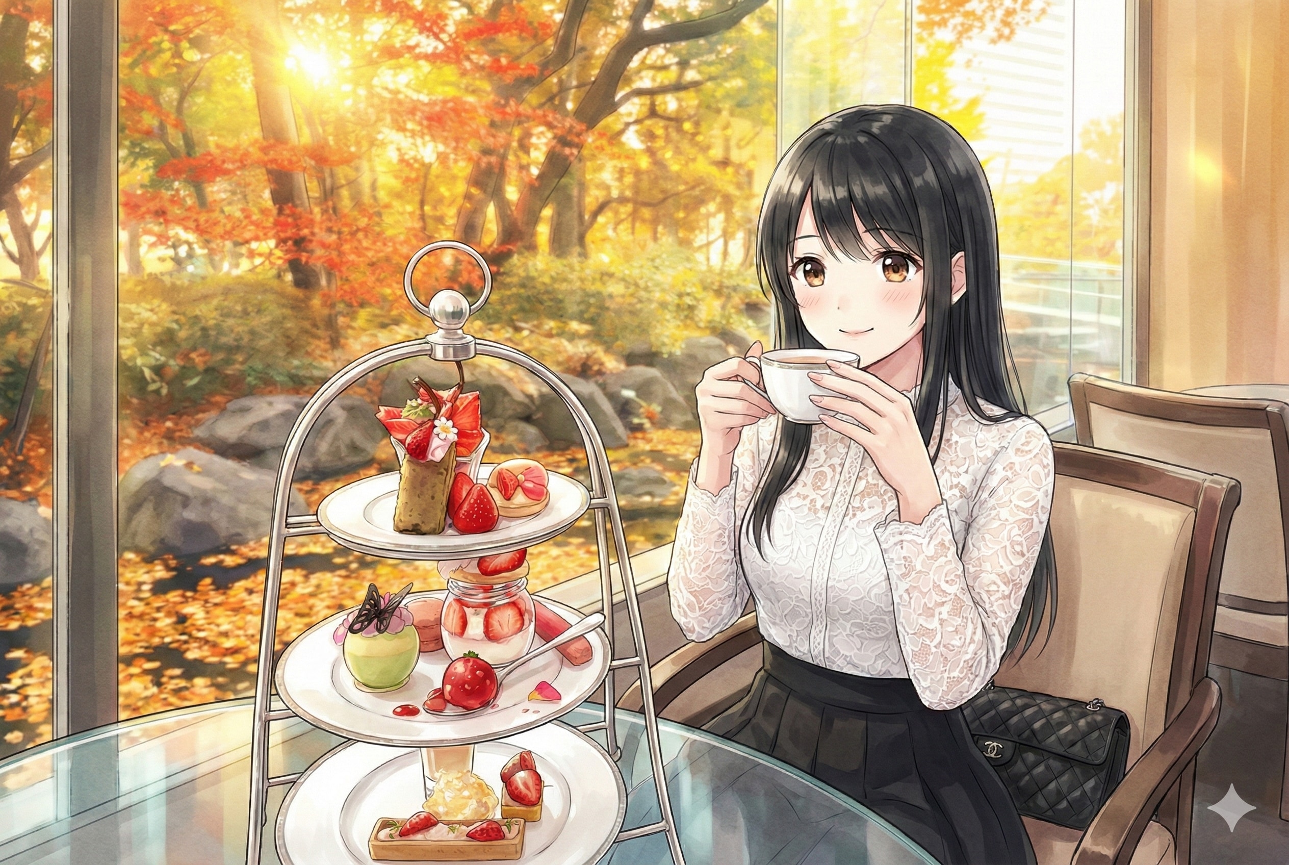 アフタヌーンティー | の人気AIイラスト・グラビア