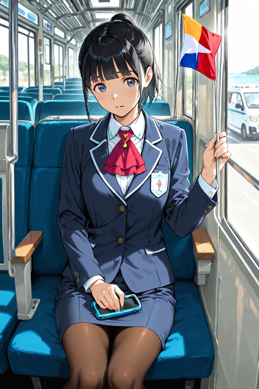 お題：バスガイド | の人気AIイラスト・グラビア