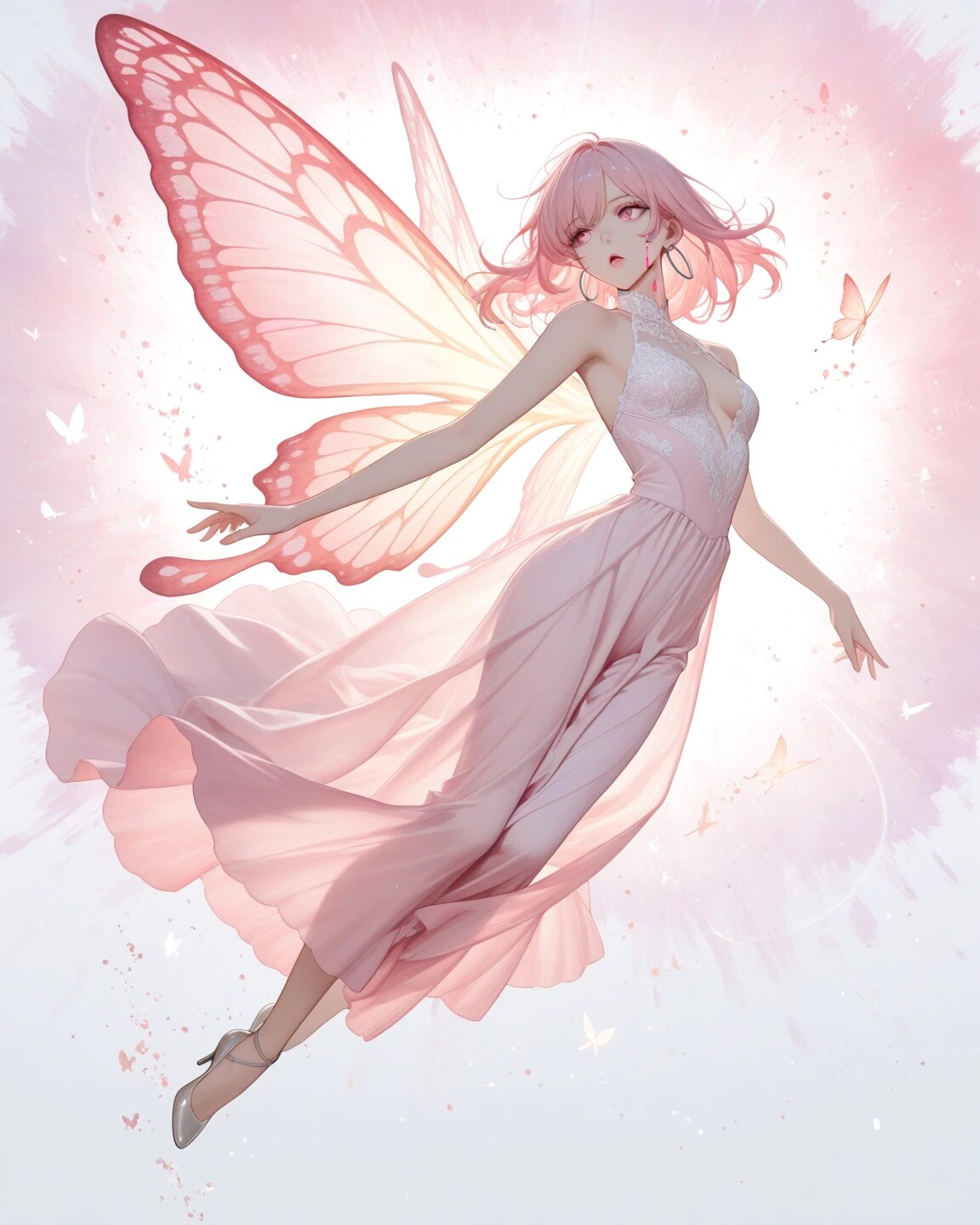 ピンクの妖精