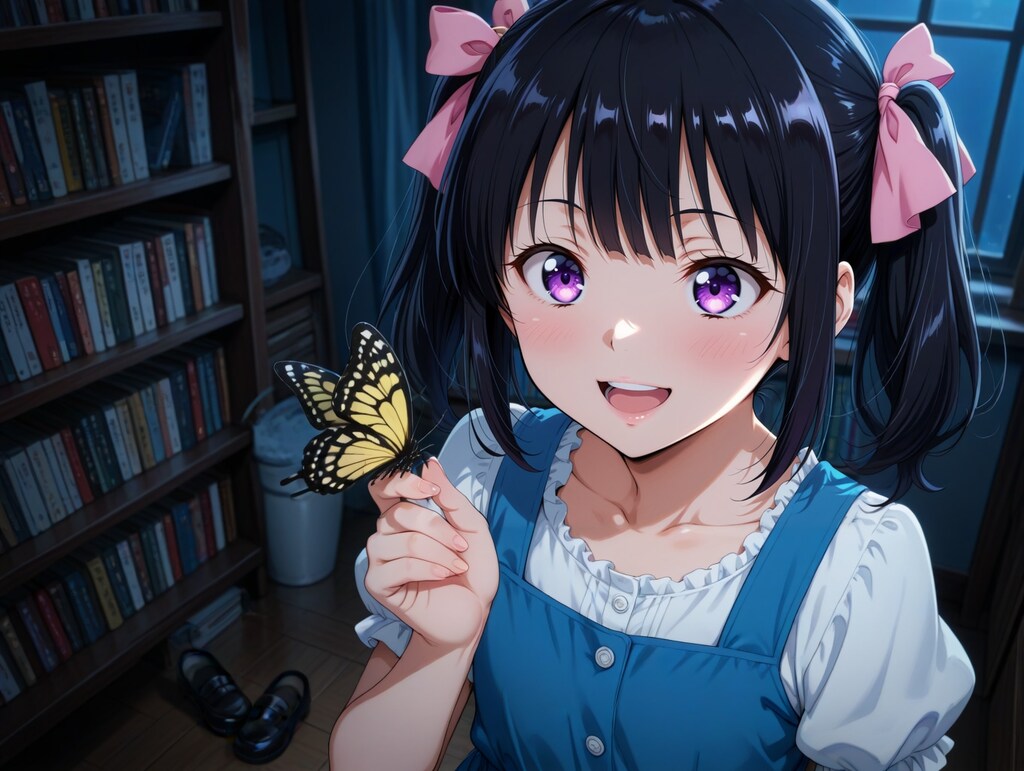 夜の蝶　ー図書室に舞う謎の蝶ー