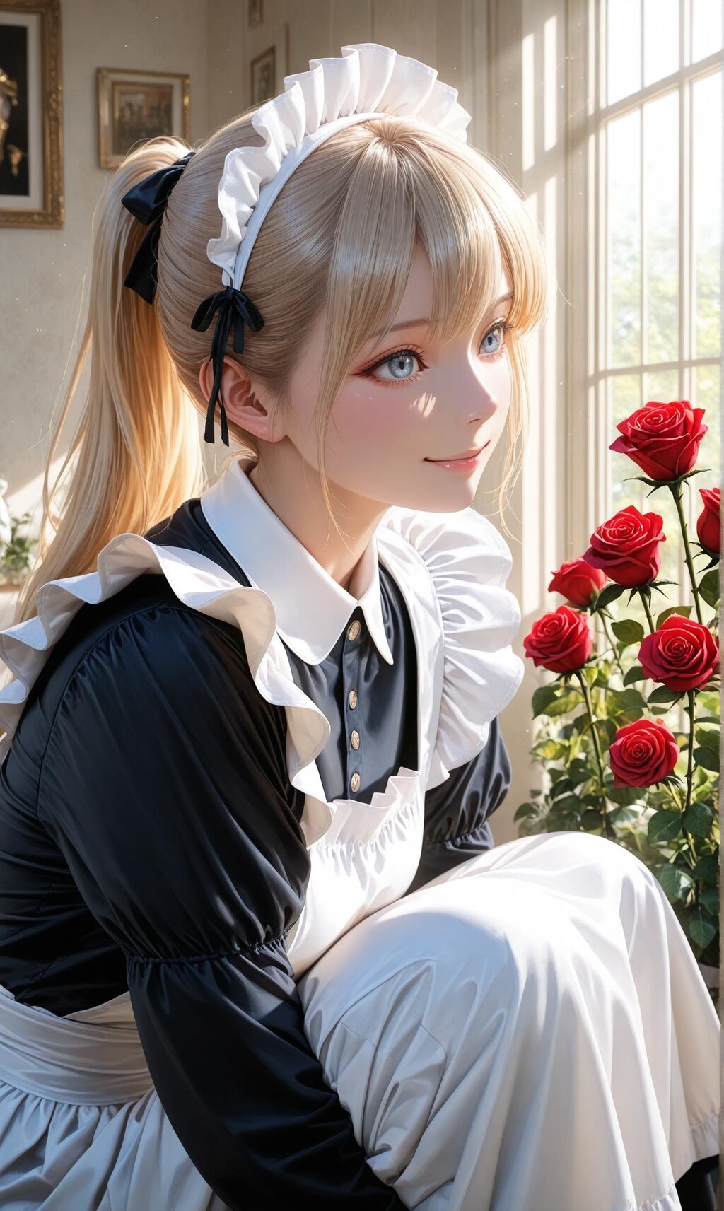 薔薇園と少女２