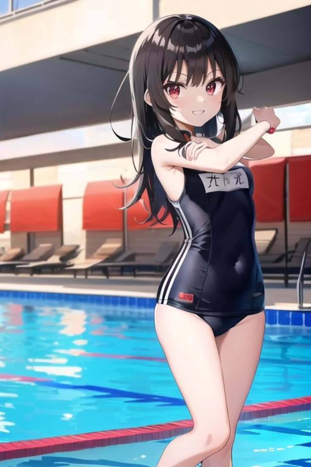橘ありす　スクール水着