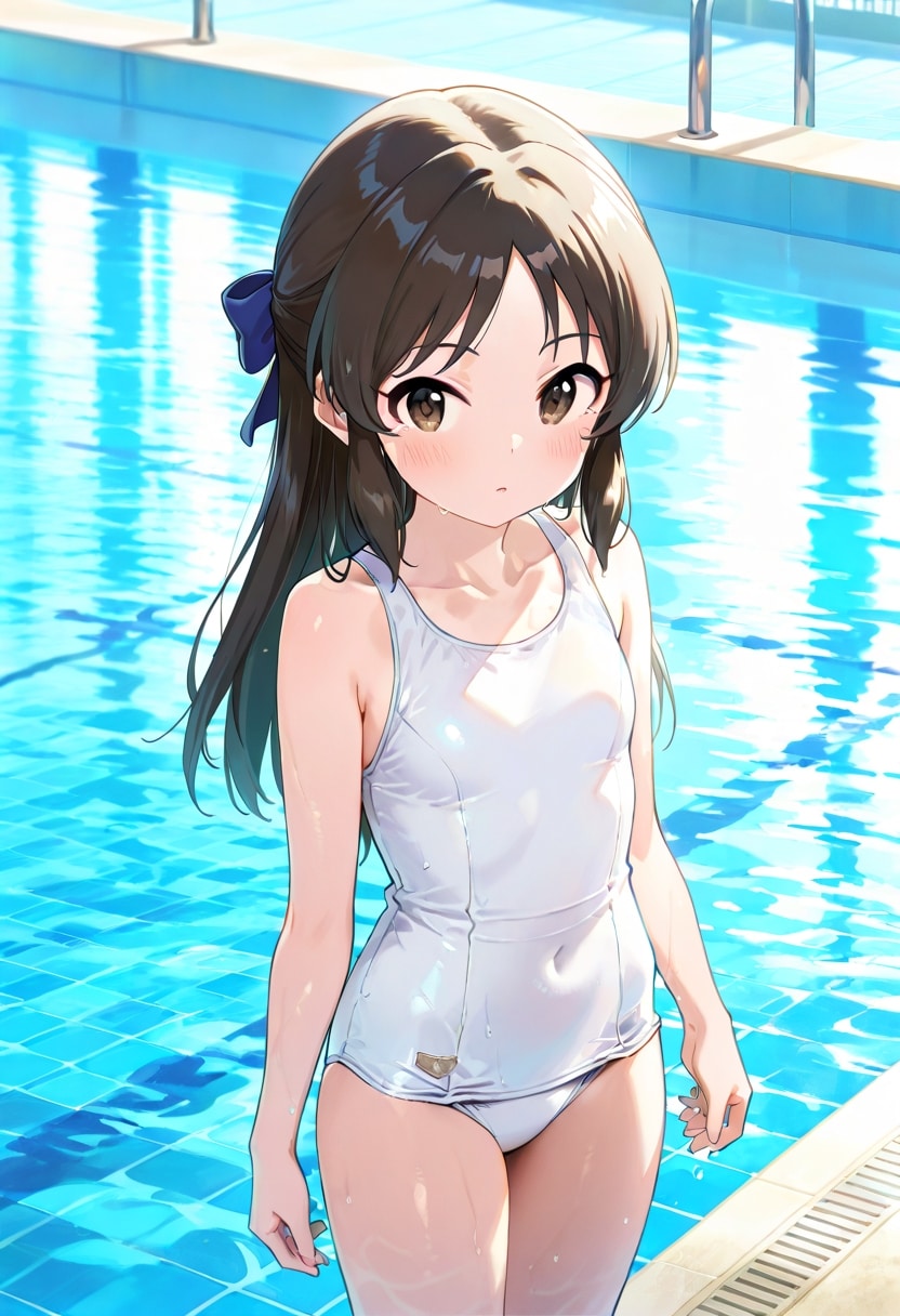 橘ありす　スクール水着
