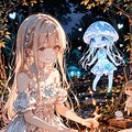 浮かぶクラゲ🪼が住む森 5枚目