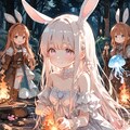 浮かぶクラゲ🪼が住む森 2枚目