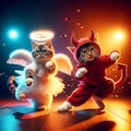 天使と悪魔の猫 6枚目