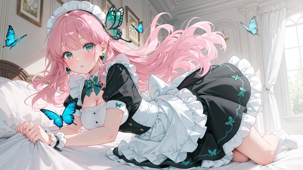 シーツ直すフリして...