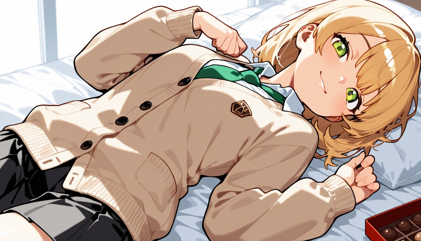 新AIモデル実験中（モデル情報借用：沙也ちゃん）バレンタイン | の人気AIイラスト・グラビア