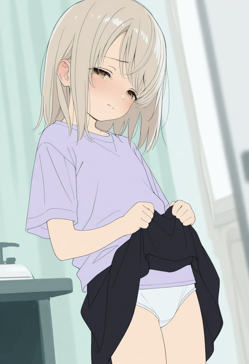 幸薄ちゃんへの診察は続く