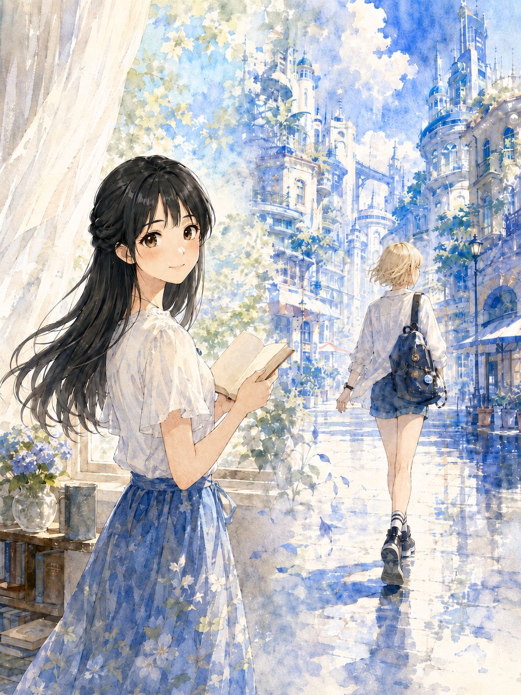 本屋の女性 3