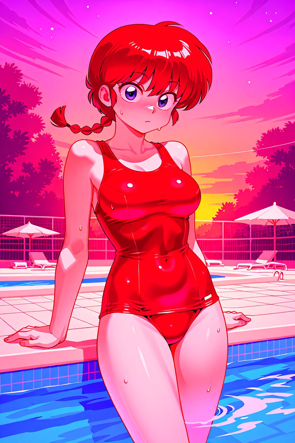 赤いスク水２