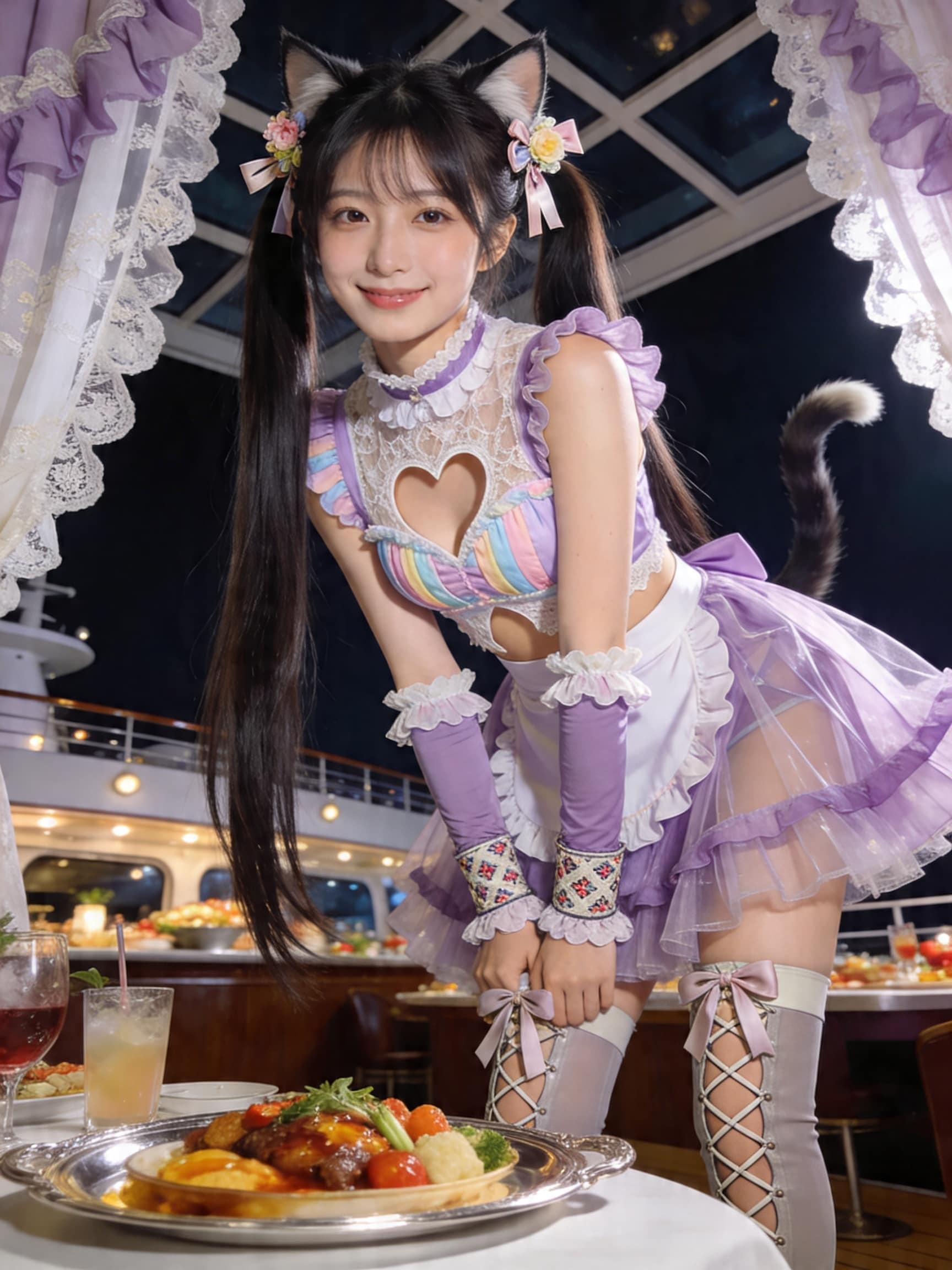 黒ツイにゃん