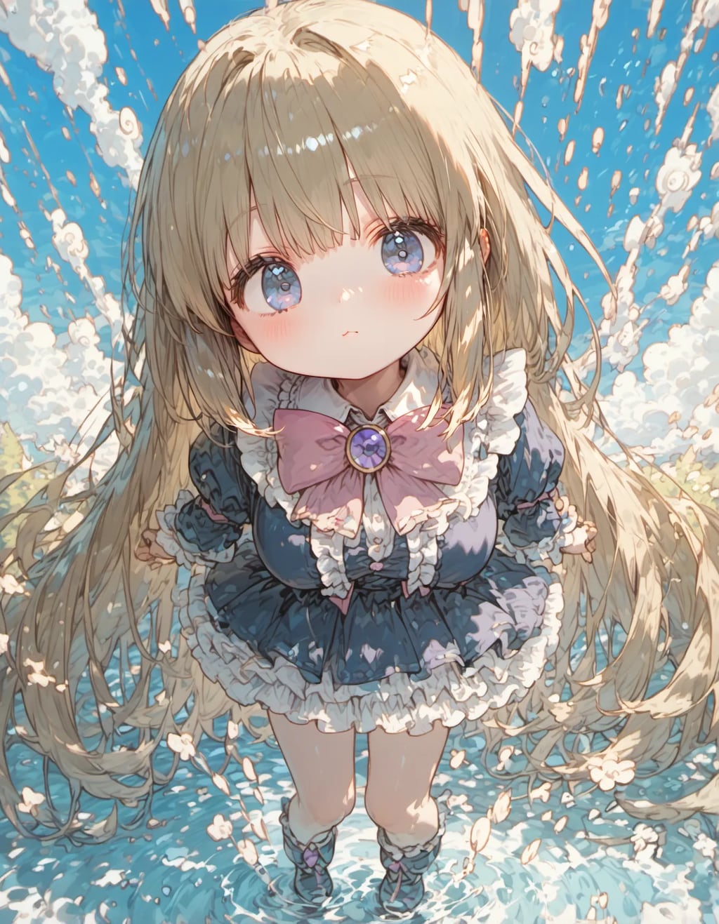 A Droplet in the Azure Expanse