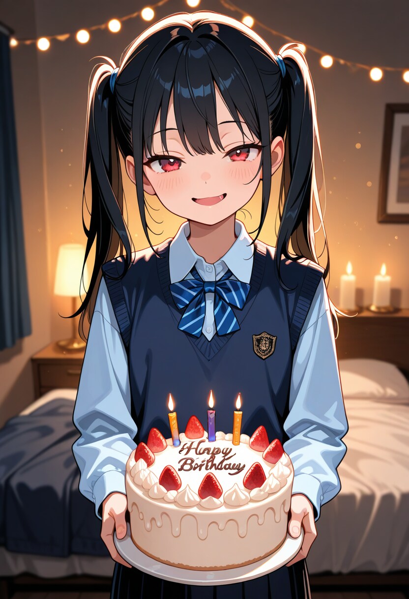 凛ちゃんに誕生日祝わってもらった
