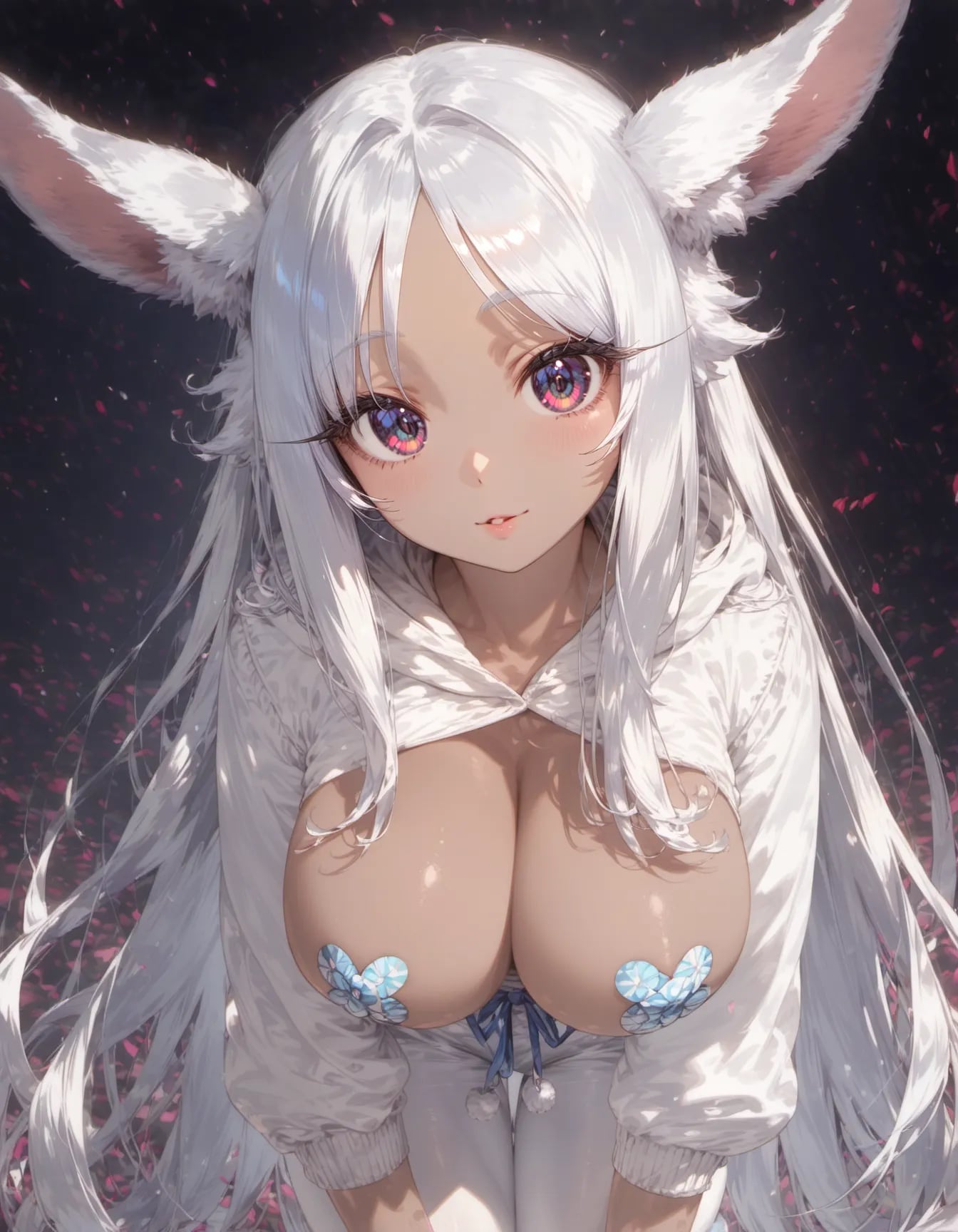 Moonlit White Beast