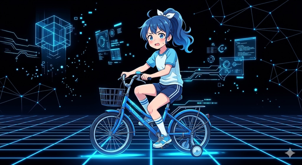 迷子の青ぽにちゃん