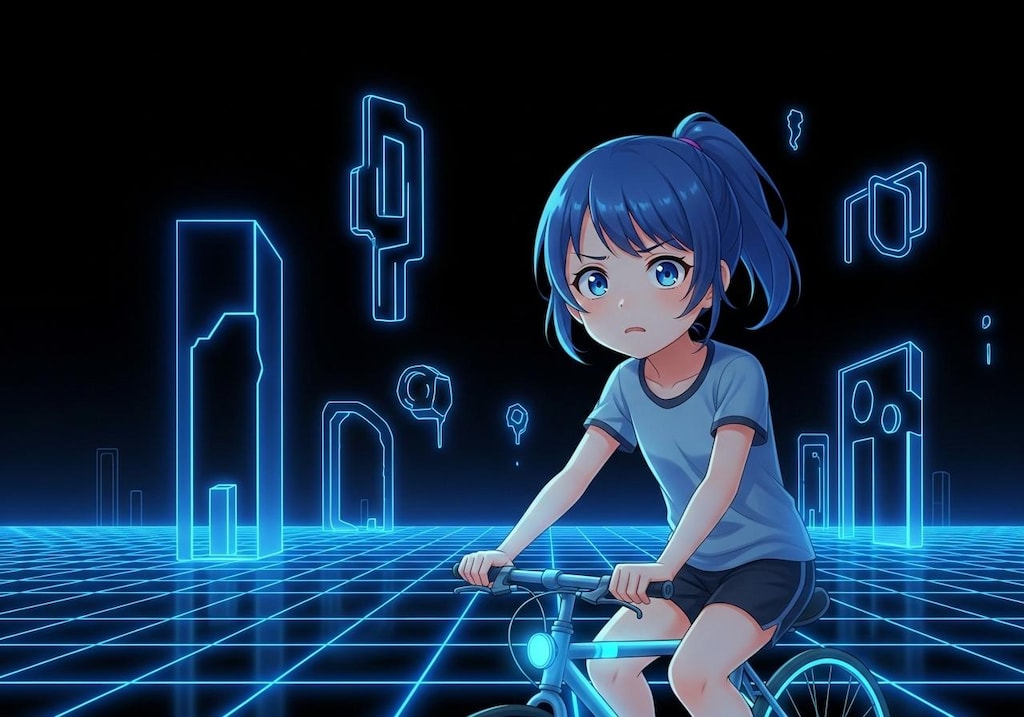 迷子の青ぽにちゃん
