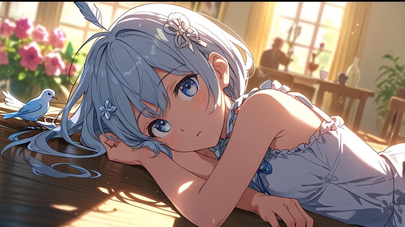 鳥と女の子