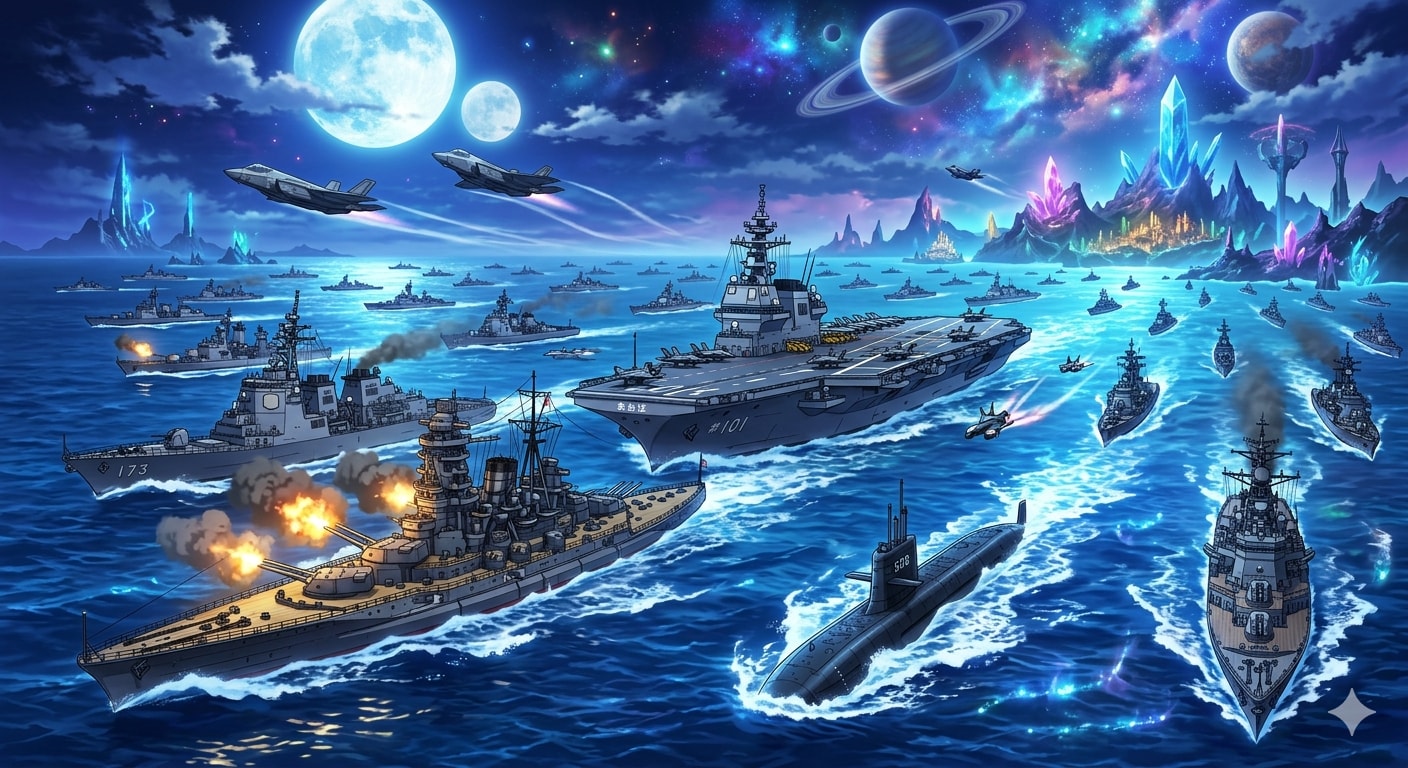異世界に飛ばされた大艦隊 | の人気AIイラスト・グラビア