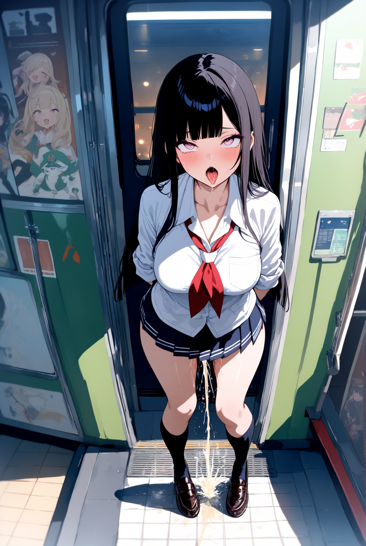 我慢できずにおもらし