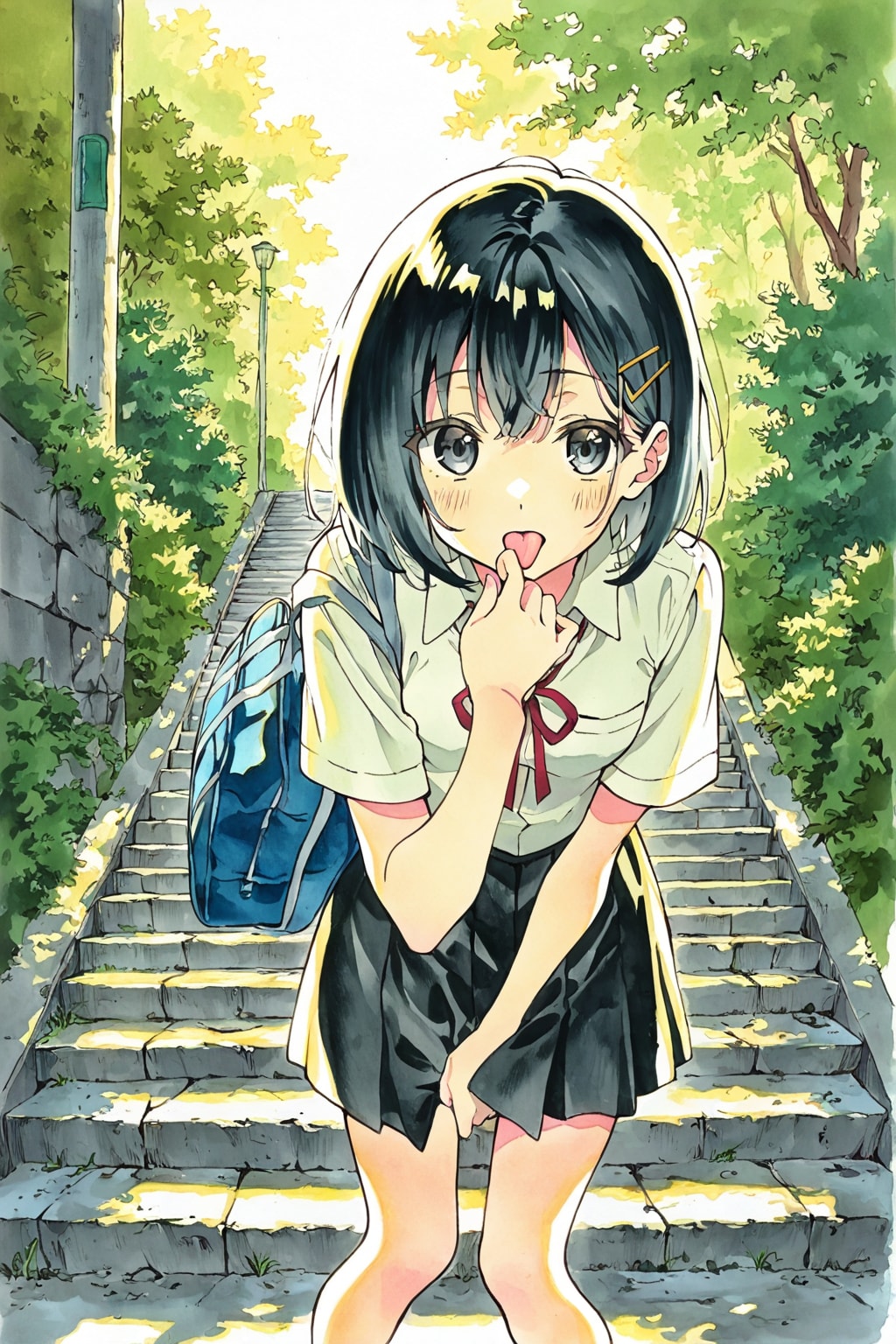 べーっ