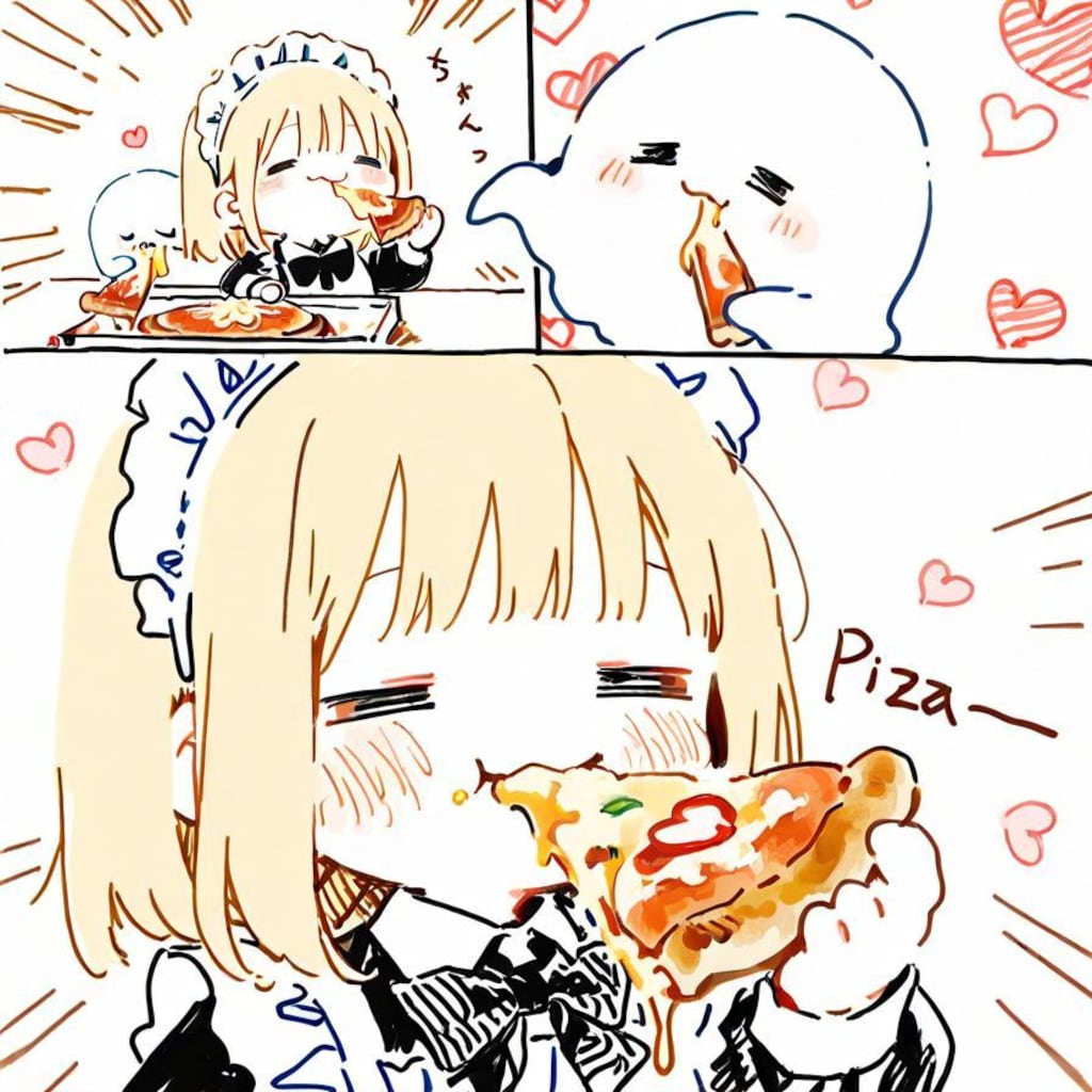 お ピ ッ ツ 愛 ( >ω<)🍕👻✨✨