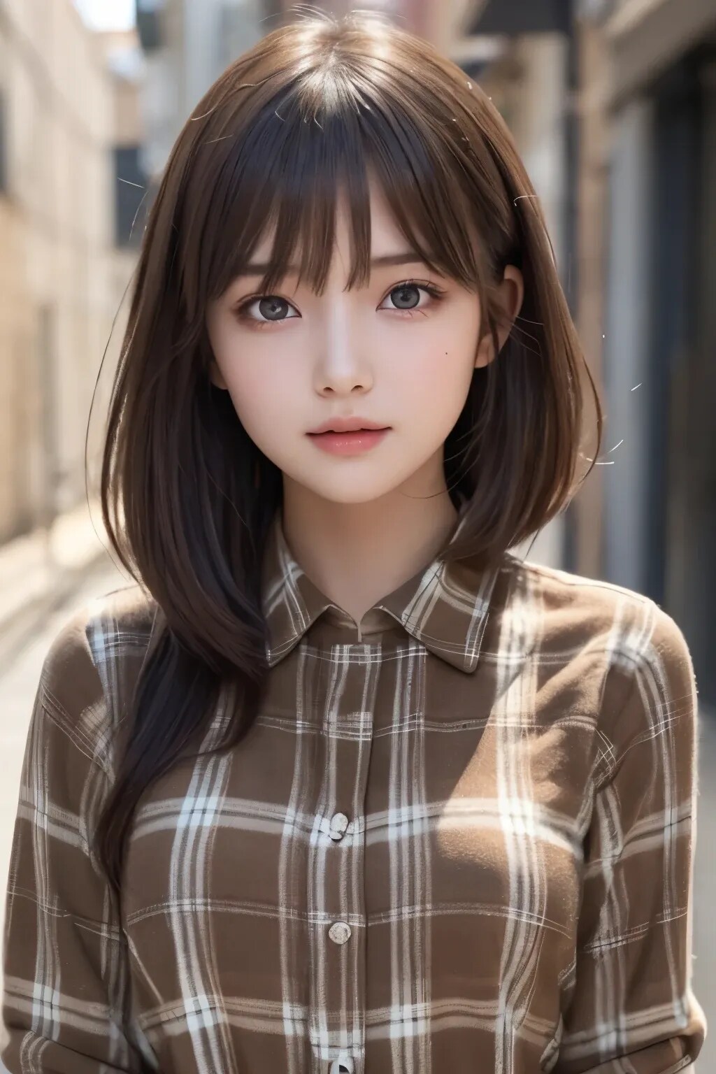 plaid shirt