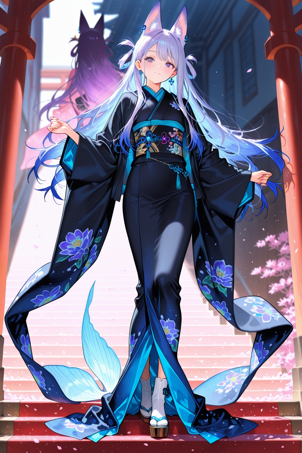 マーメイドタイプの和装（衣装といっしょ）