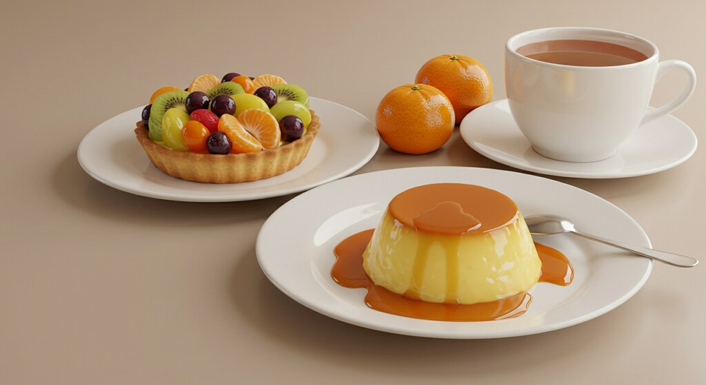 デザートは給食のデザートセット